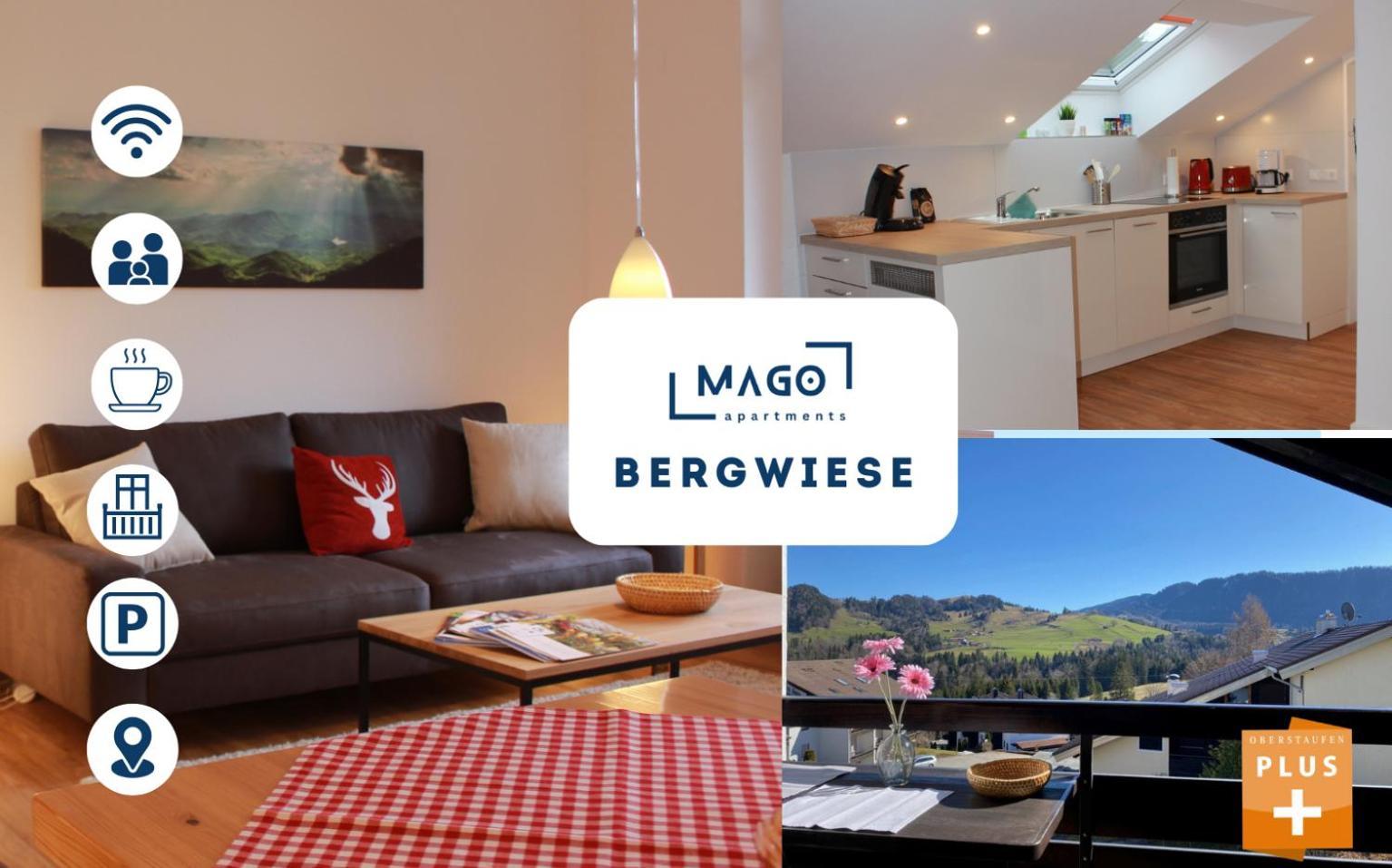 Bergwiese Mit Oberstaufen Plus Karte Exterior photo
